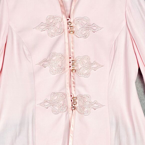 Vintage R&M Richards Dress Suit Womens 14P Blush Mother of the Bride Evening - Picture 9 of 16